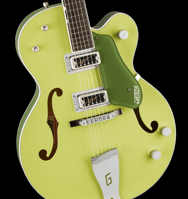 Gretsch G6618-MG Martin Gore Anniversary Center Block with G-Cutout Tailpiece 2-Tone Smoke Green JP Front Body Right