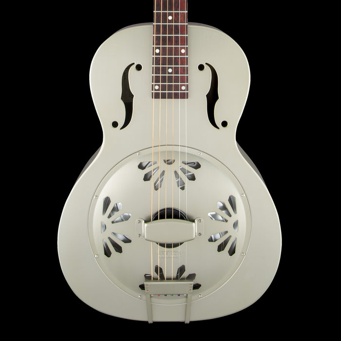 Gretsch G9201 Honey Dipper Round-neck Metal Resonator Front Crop