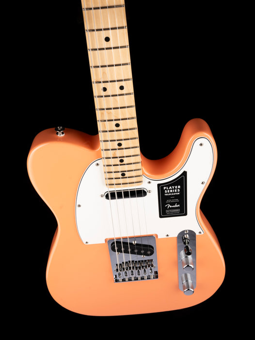 Pre Owned 2022 Fender Limited Edition Player Series Telecaster Pacific Peach With Gig Bag