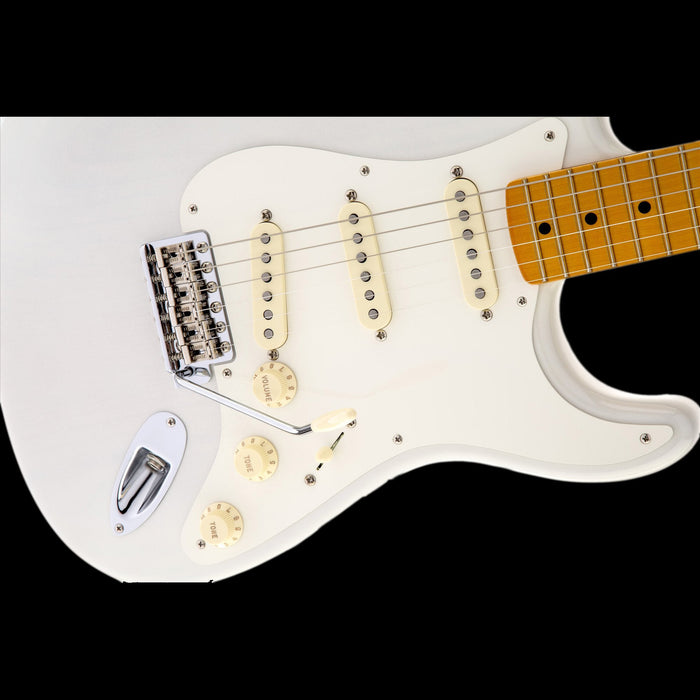 Fender Artist Series Eric Johnson Stratocaster Maple White Blonde Contour Body Left