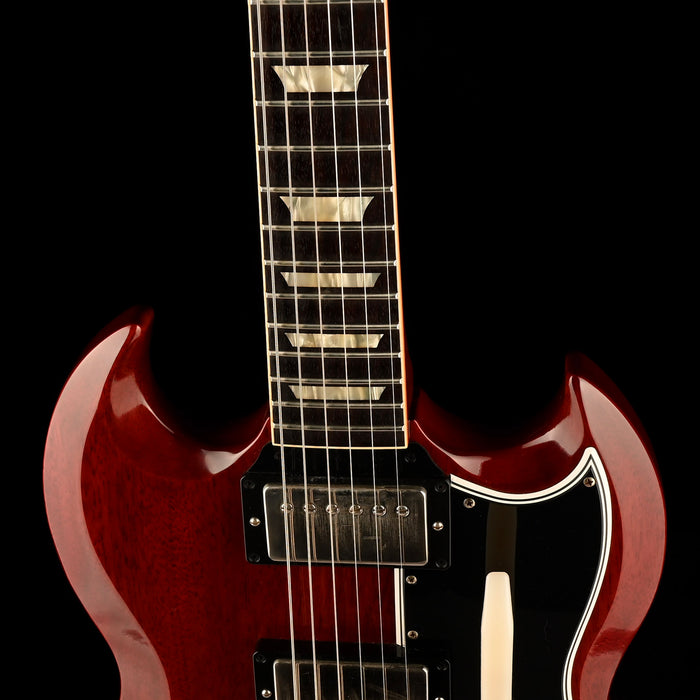 Pre Owned Gibson Custom Shop 1964 SG Standard With Maestro Vibrola VOS Cherry Electric Guitar With OHSC