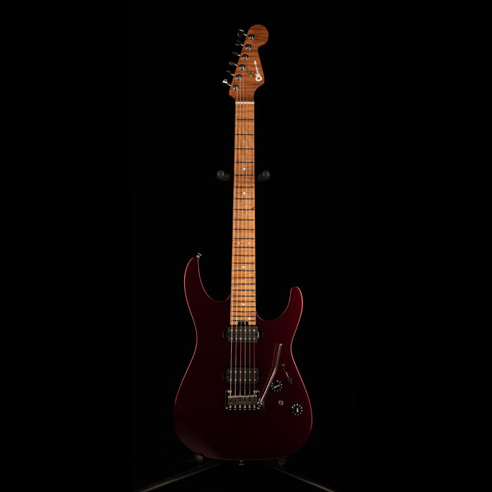 Charvel USA Select DK24 HH 2PT CM Caramelized Flame Oxblood Front