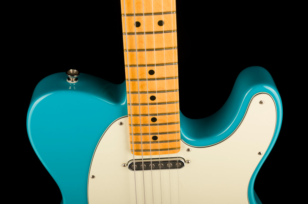 Used Fender American Professional II Telecaster with TV Jones Pickups Miami Blue with OHSC