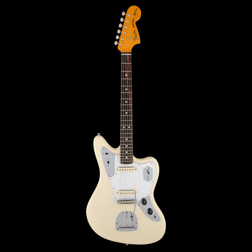 Fender Artist Series Johnny Marr Jaguar Olympic White Rosewood Fingerboard Front