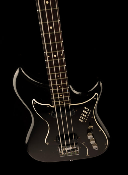 Pre Owned Vintage 1965 Burns Nu-Sonic Bass Black with OHSC