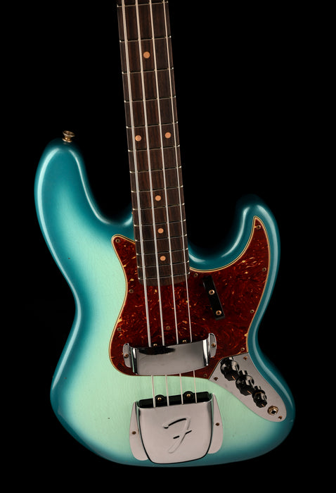 Fender Custom Shop 1962 Jazz Bass Journeyman Relic Surf Blue Burst