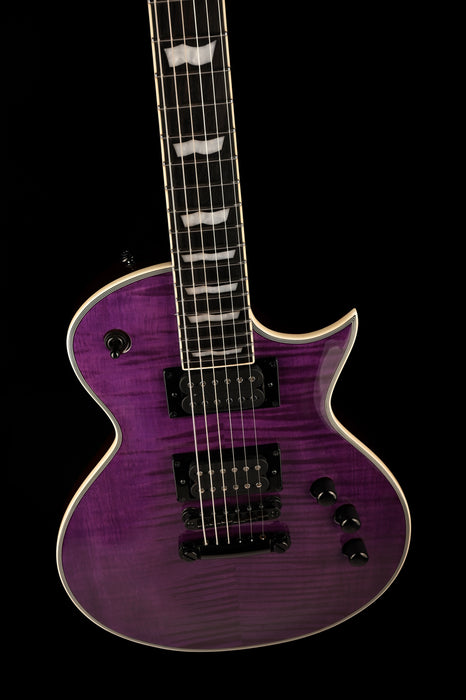 Pre Owned ESP Deluxe LTD EC-1000 Trans Purple With OHSC