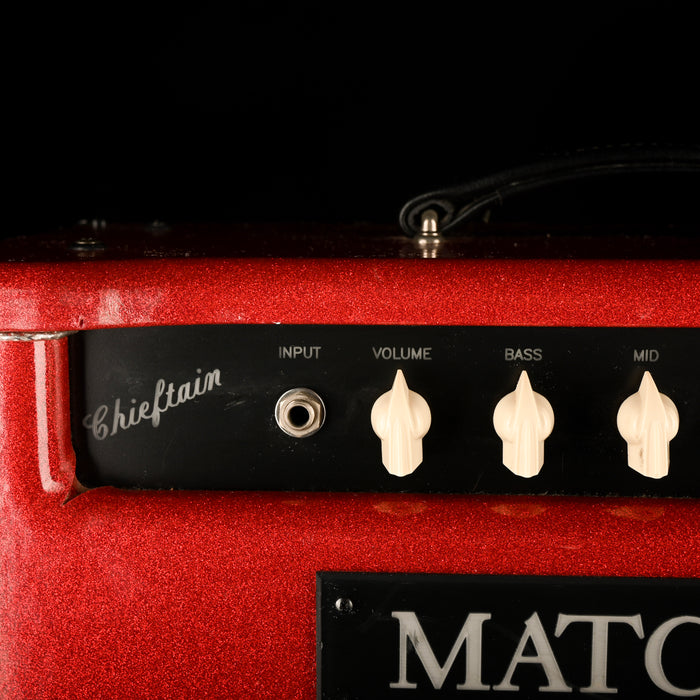 Pre Owned 1991-1998 Matchless Mark Sampson-era Chieftain 1x12" Guitar Amp Combo Red Sparkle