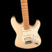 Pre Owned 1998 Fender American Deluxe Fat Stratocaster HSS White Blonde with Gig Bag