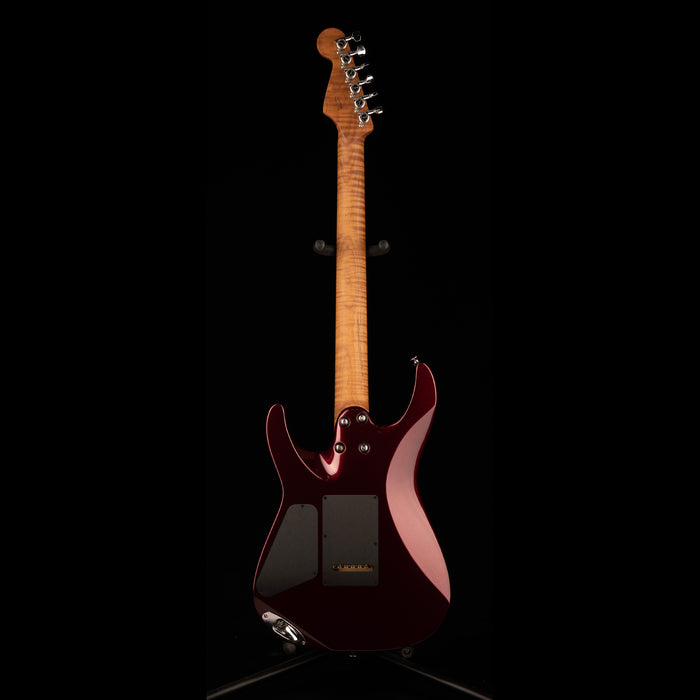 Charvel USA Select DK24 HH 2PT CM Caramelized Flame Oxblood Back