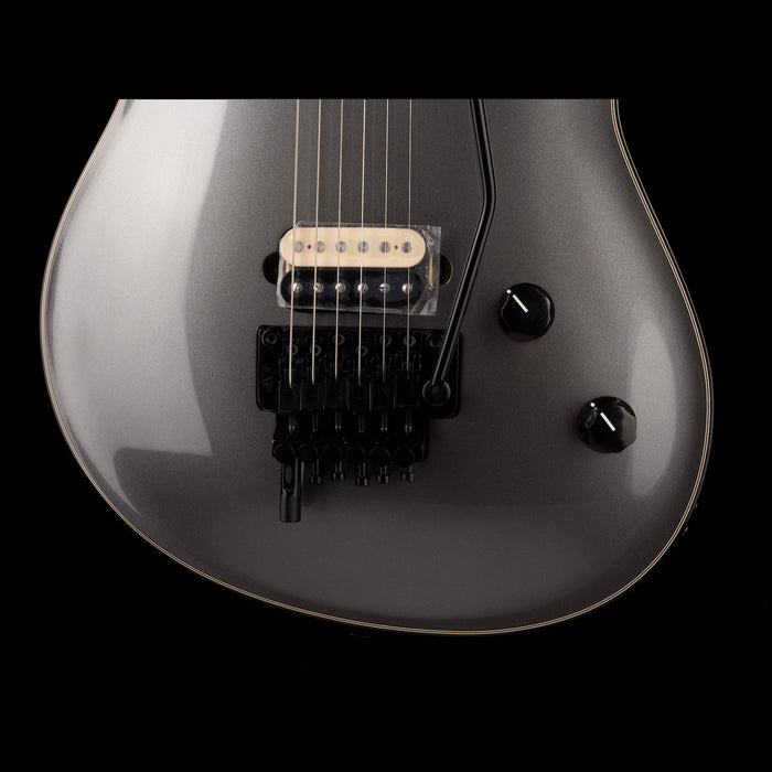 EVH Wolfgang USA Ebony Fingerboard Silver with Case - Serial # WG13742A - Demo Bottom Contour