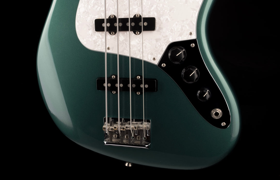 Used Fender Adam Clayton Jazz Bass Sherwood Green Metallic with OHSC