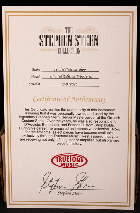 Pre Owned Fender Custom Shop Limited Edition Woody Jr. Guitar Amp Combo - Stephen Stern Collection