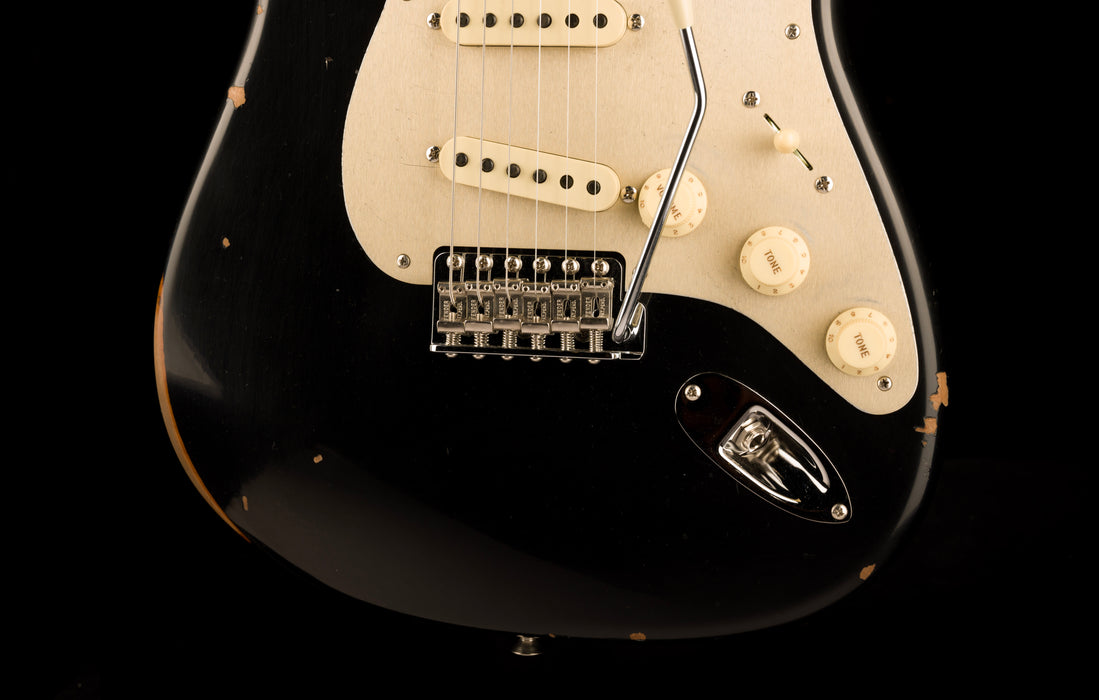 Fender Custom Shop 1956 Stratocaster Roasted Relic Aged Black — Truetone  Music