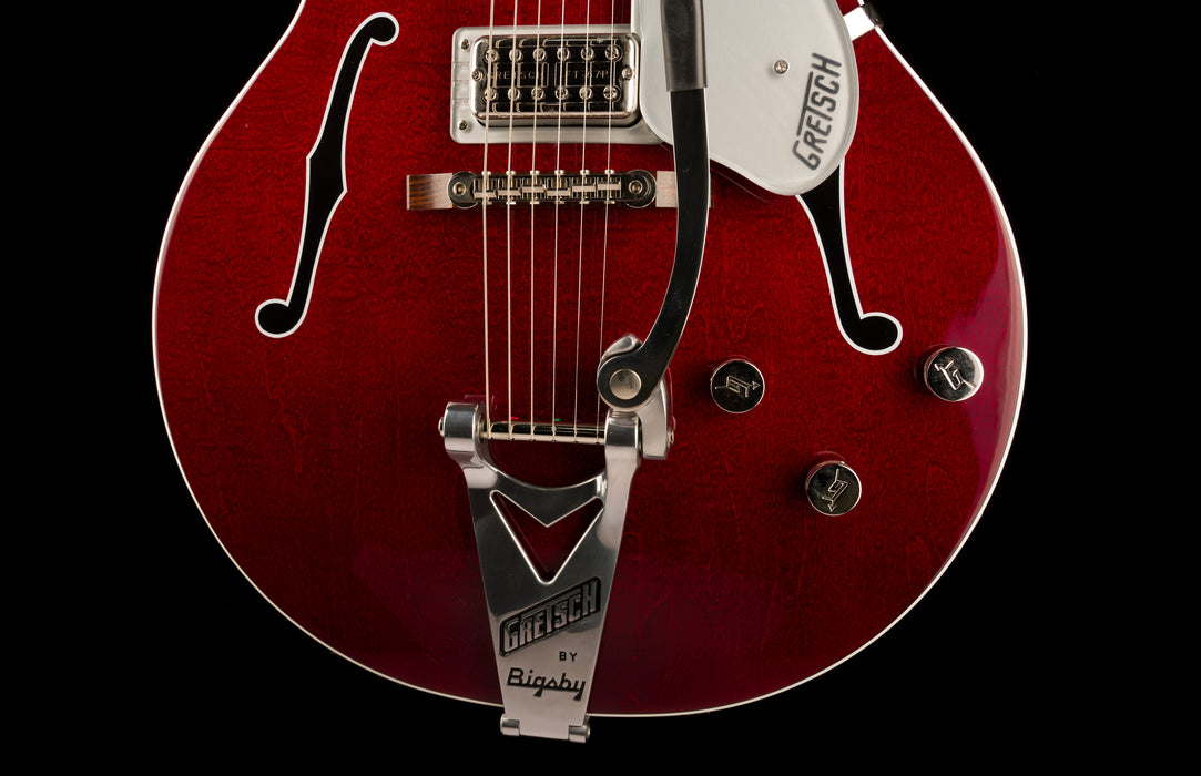 Used Gretsch G6119T-ET Players Edition Tennessee Rose Electrotone Hollow Body Dark Cherry Stain with OHSC