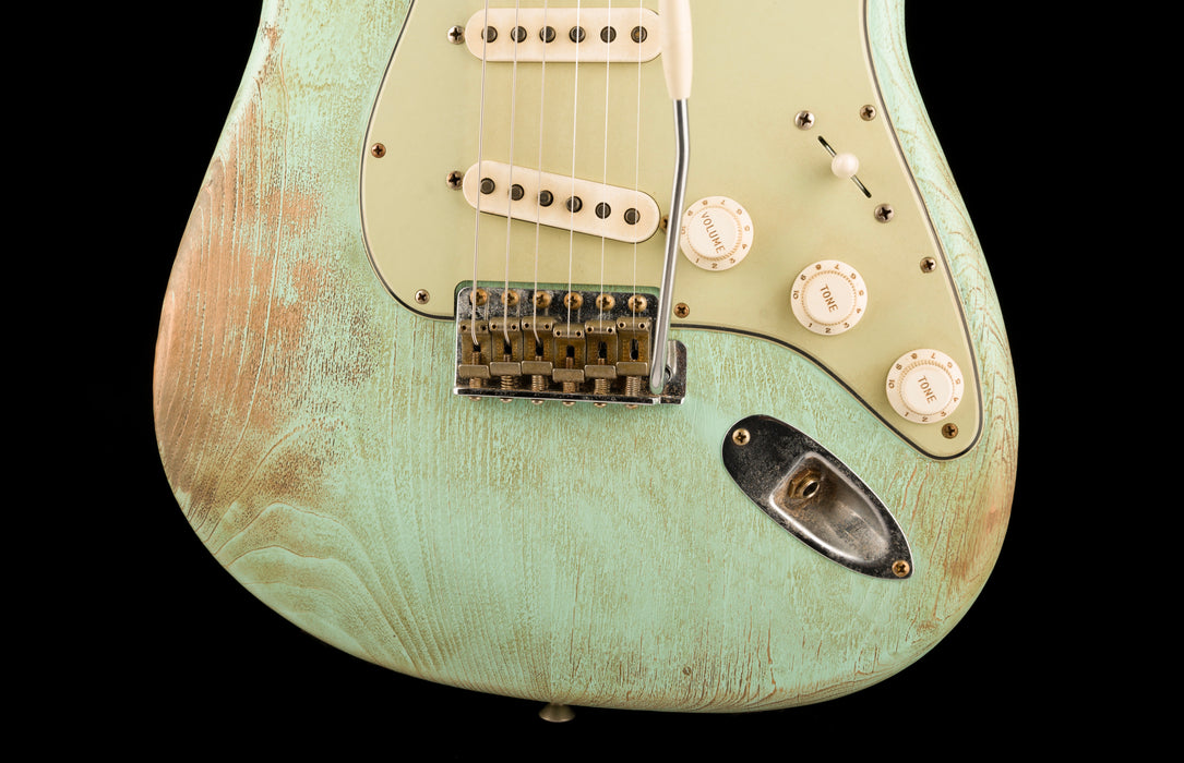 Fender Custom Shop Masterbuilt Paul Waller 1961 Stratocaster Heavy Weathered Surf Green