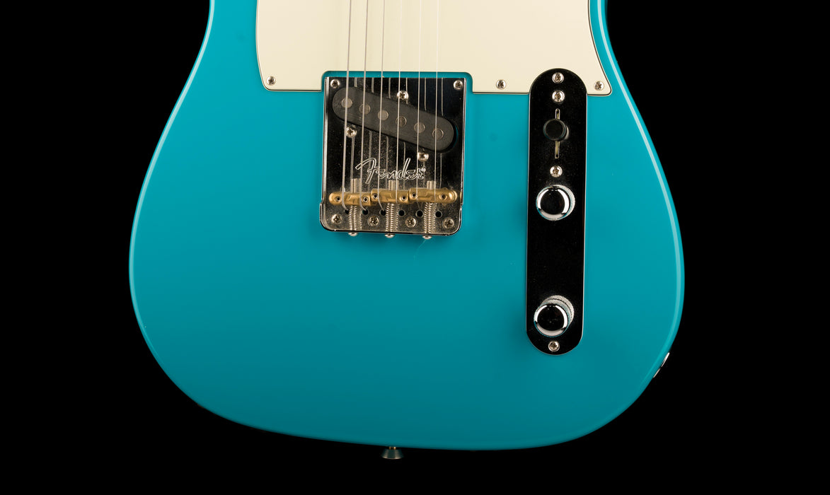 Used Fender American Professional II Telecaster with TV Jones Pickups Miami Blue with OHSC