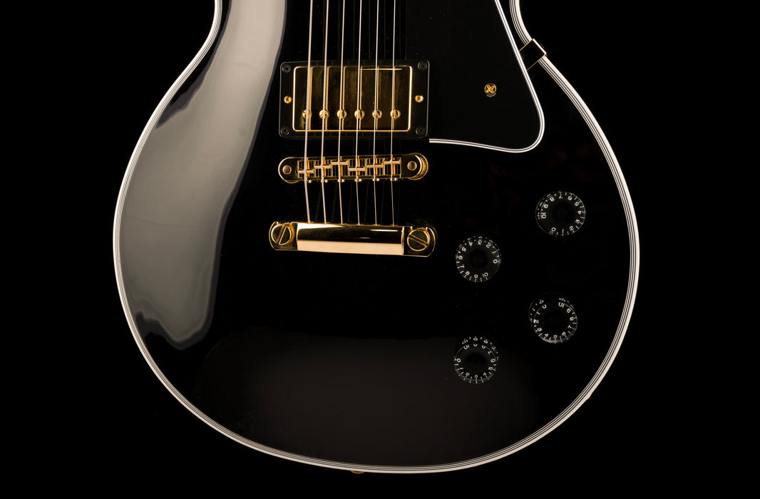 Gibson Custom Shop Les Paul Custom with Ebony Fingerboard Gloss Ebony with Case