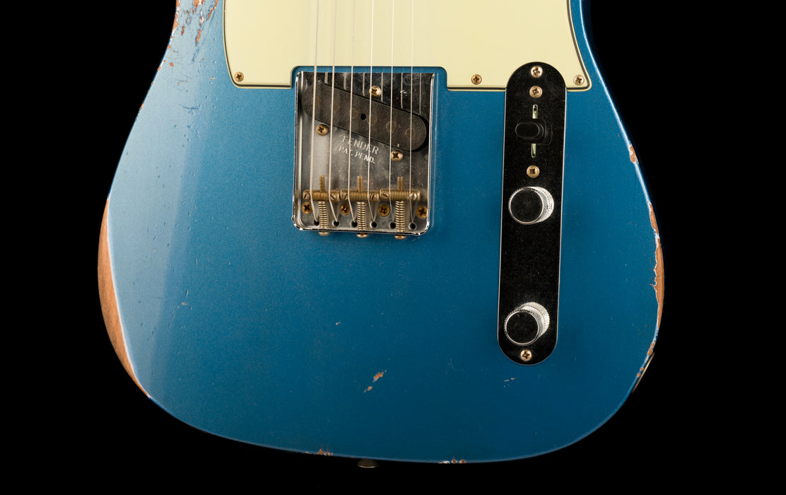 Fender Custom Shop 1963 Telecaster Relic Aged Lake Placid Blue