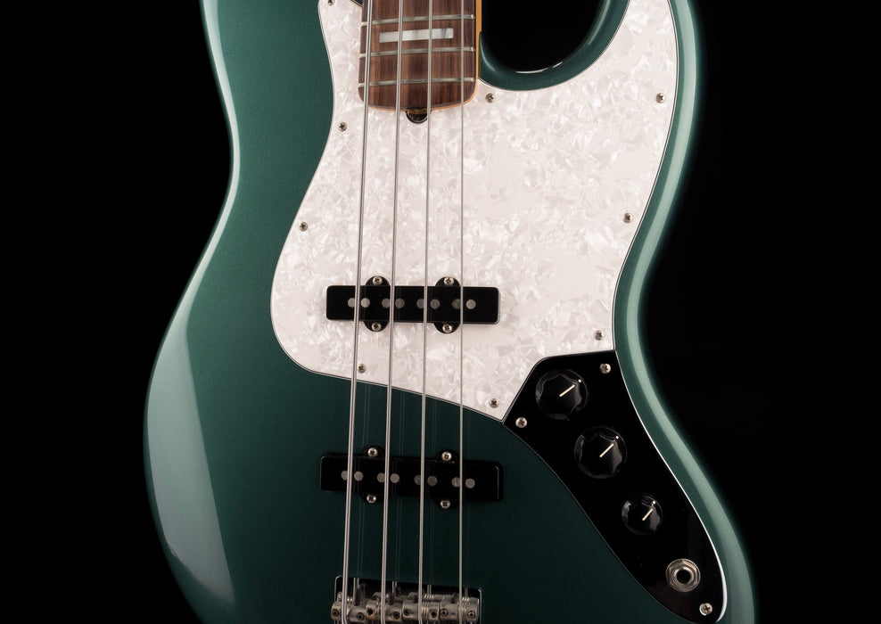 Used Fender Adam Clayton Jazz Bass Sherwood Green Metallic with OHSC