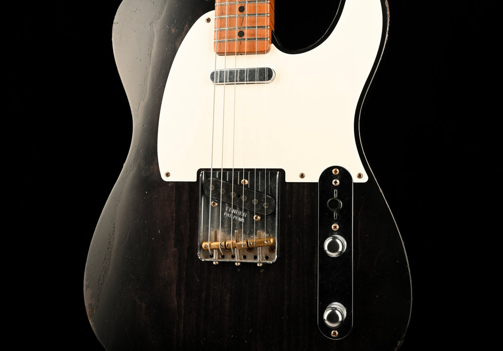 Fender Custom Shop Masterbuilt David Brown 1957 Telecaster Relic Ebony Transparent