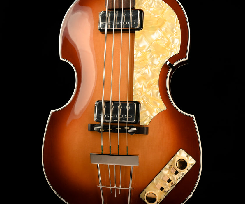 Hofner 1962 Reissue Violin Bass Sunburst with Vintage Case - H500/1-62-O