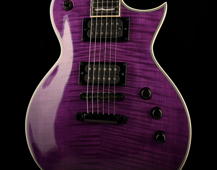 Pre Owned ESP Deluxe LTD EC-1000 Trans Purple With OHSC