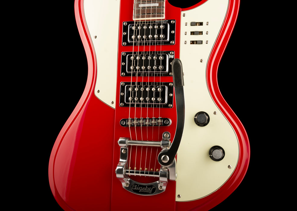 Used Schecter Diamond Series Ultra III Vintage Red with OHSC