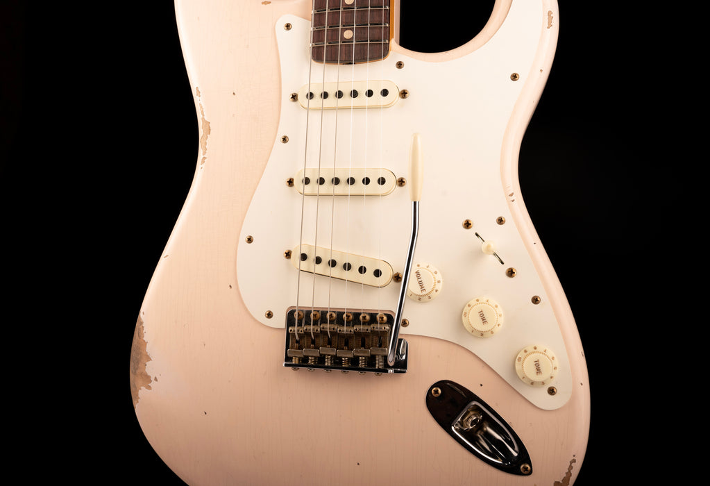 Fender Custom Shop Limited Edition 1959 Stratocaster Relic Super Faded Aged Shell Pink