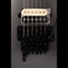 EVH Wolfgang USA Ebony Fingerboard Silver with Case - Serial # WG13742A - Demo Closeup Bridge