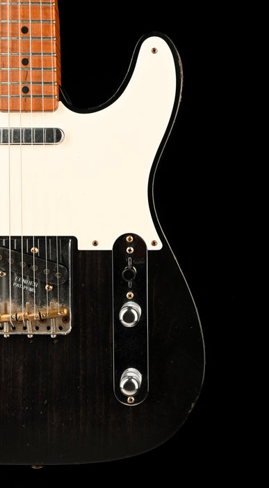 Fender Custom Shop Masterbuilt David Brown 1957 Telecaster Relic Ebony Transparent