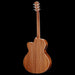 Alvarez ABT60CESHB Artist Cutaway Shadowburst Baritone Acoustic Electric Guitar Back Right 3/4