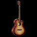 Alvarez ABT60CESHB Artist Cutaway Shadowburst Baritone Acoustic Electric Guitar 3/4 Left