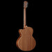 Alvarez ABT60CE-8SHB Artist 8-String Acoustic Electric Baritone Shadowburst Back Left 3/4