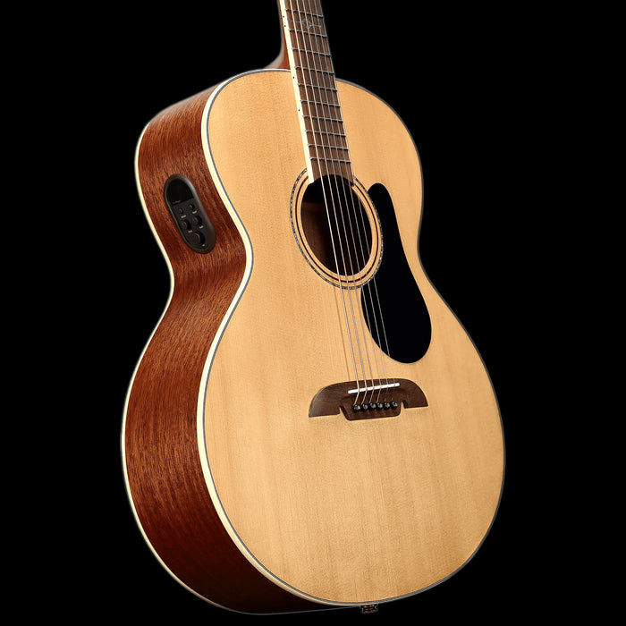 Alvarez ABT-60E Baritone Acoustic Electric Guitar Bottom Up