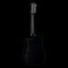 Alvarez Artist Series AD60-12CEBK 12 String Acoustic-Electric Dreadnought Guitar Black Back Left 3/4