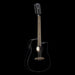 Alvarez Artist Series AD60-12CEBK 12 String Acoustic-Electric Dreadnought Guitar Black Left 3/4