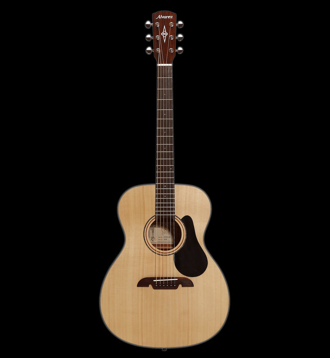 Alvarez AF-30 OM/Folk Size Steel String Acoustic Guitar Natural Front 