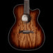 Alvarez AF-66CESHB Cutaway OM/Folk Size Shadowburst Acoustic Electric Guitar Front Crop