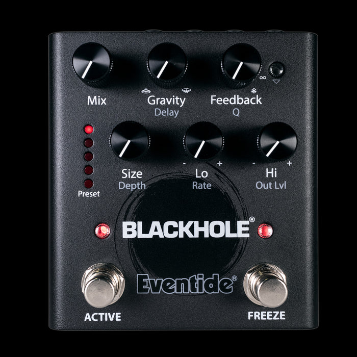 Eventide Blackhole V4 Reverb Guitar Effect Pedal Front