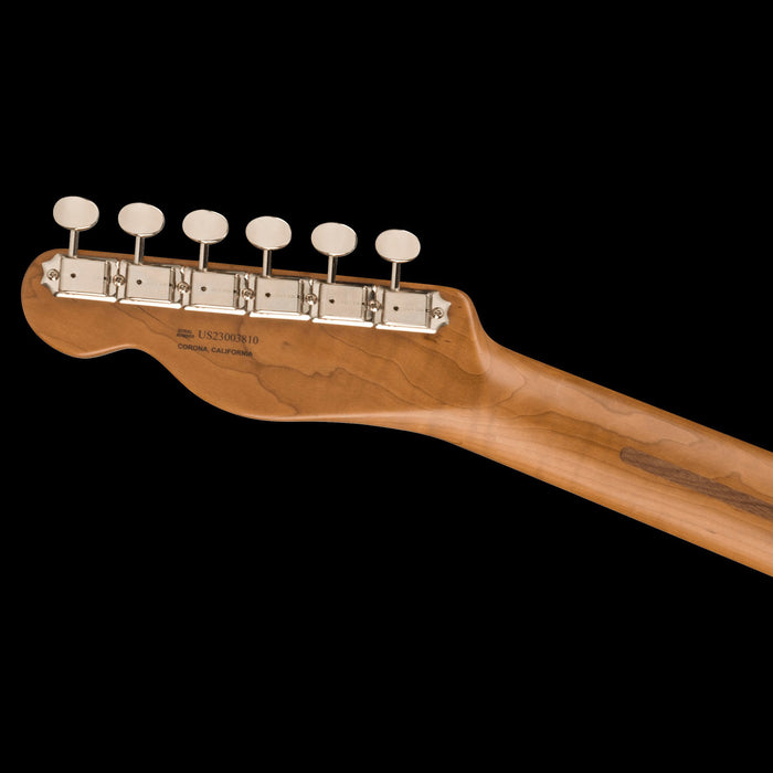 Fender Limited Edition Suona Telecaster Thinline Ebony Fingerboard Violin Burst Headstock Back