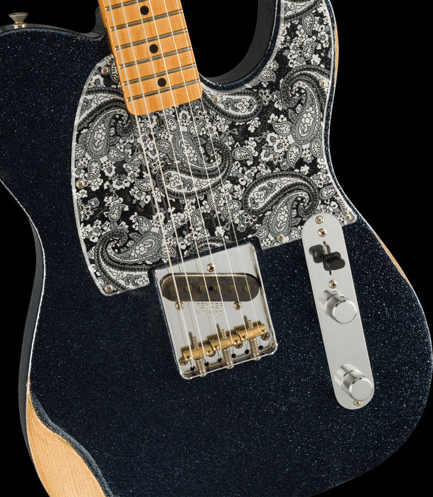 Fender Brad Paisley Road Worn Esquire Black Sparkle With Bag