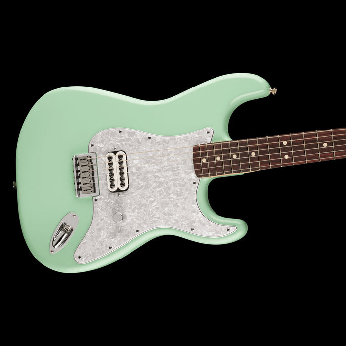 Fender Limited Edition Tom DeLonge Stratocaster Rosewood Fingerboard Surf Green Front Angle