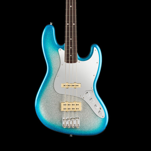 Fender Limited Player Plus x Blu DeTiger Jazz Bass Sky Burst Sparkle (Chambered) With Gig Bag Front Crop