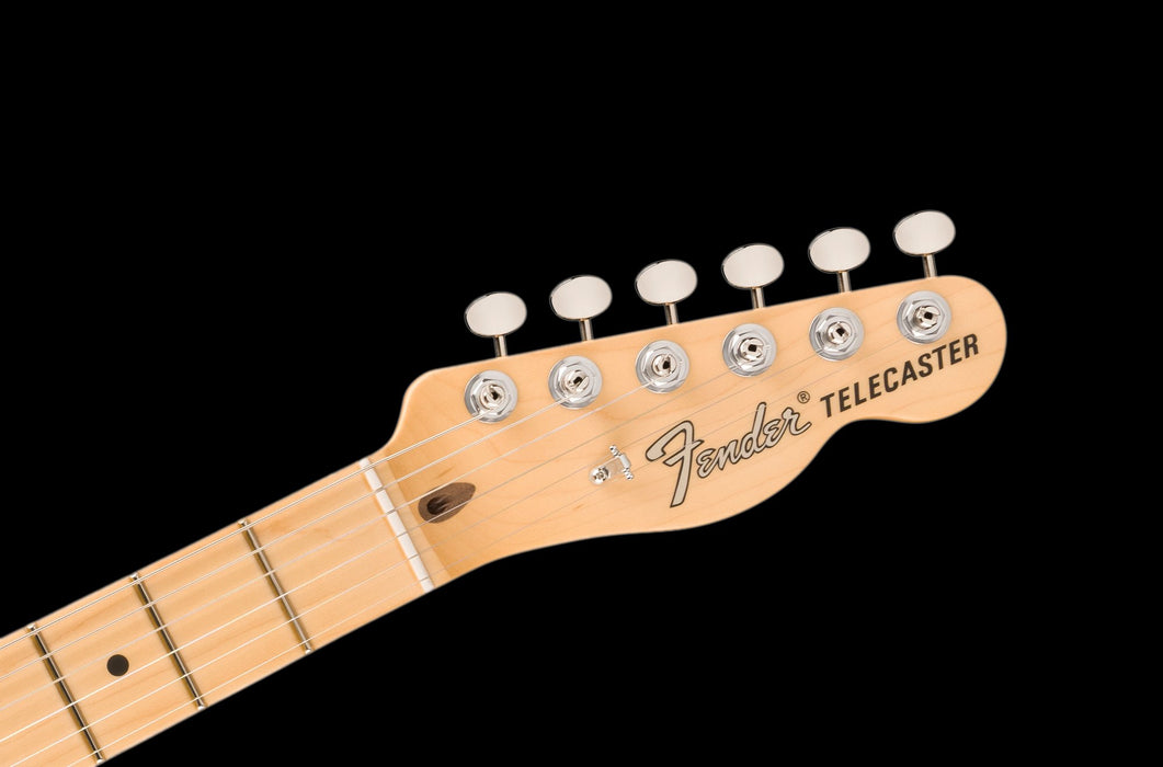 Fender American Performer Telecaster Maple Fingerboard Mocha With Gig Bag Headstock Front