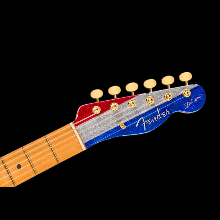 Fender Limited Edition Buck Owens Telecaster Red Silver & Blue Sparkle W/ Gig Bag