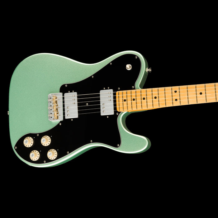 Fender American Professional II Telecaster Deluxe Mystic Surf Green Contour Body Right