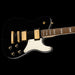 Squier Limited Edition Paranormal Troublemaker Telecaster Deluxe Black Front Angle