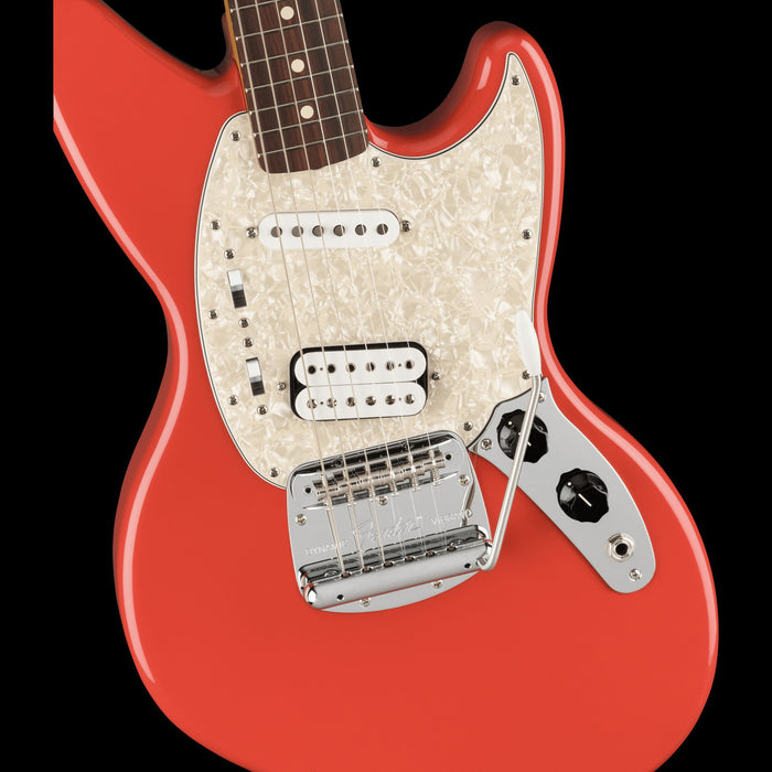 Fender Artist Series Kurt Cobain Jag-Stang Rosewood Fiesta Red Front Body