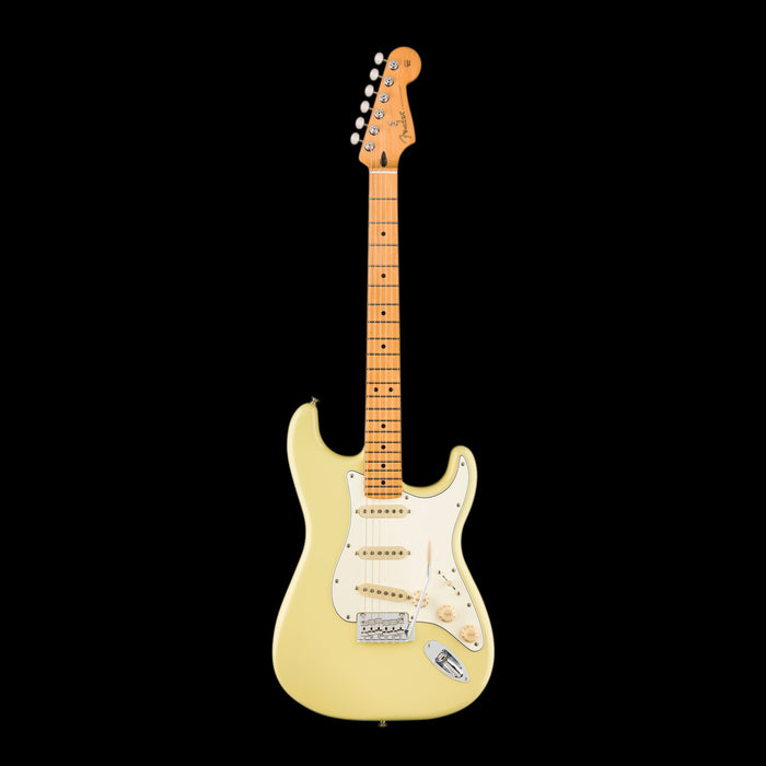 Fender Player II Stratocaster Maple Fingerboard Hialeah Yellow Front